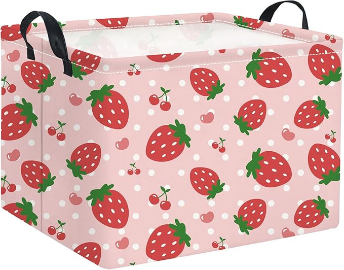 Amazon.com: HIYAGON Rectangular Baby Girl Basket Kids Baby Storage Basket Toy Storage Bin Organiz... | Amazon (US)