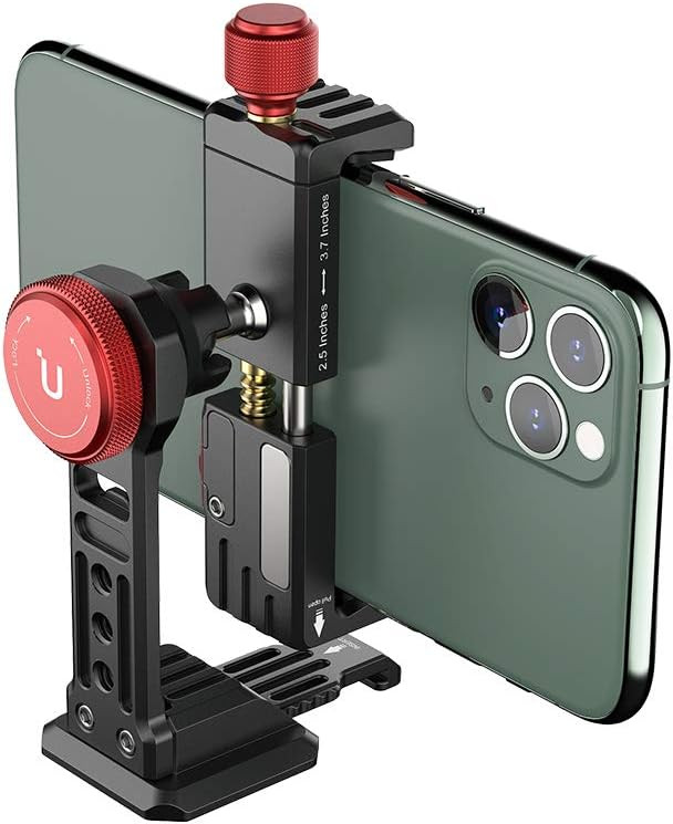 Cell Phone Tripod Mount, ULANZI ST-14 Smartphone Tripod Mount Adapter Aluminum with Cold Shoe, 36... | Amazon (US)