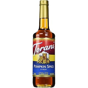 Torani Pumpkin Spice Syrup, 25.4 fl oz | Amazon (US)