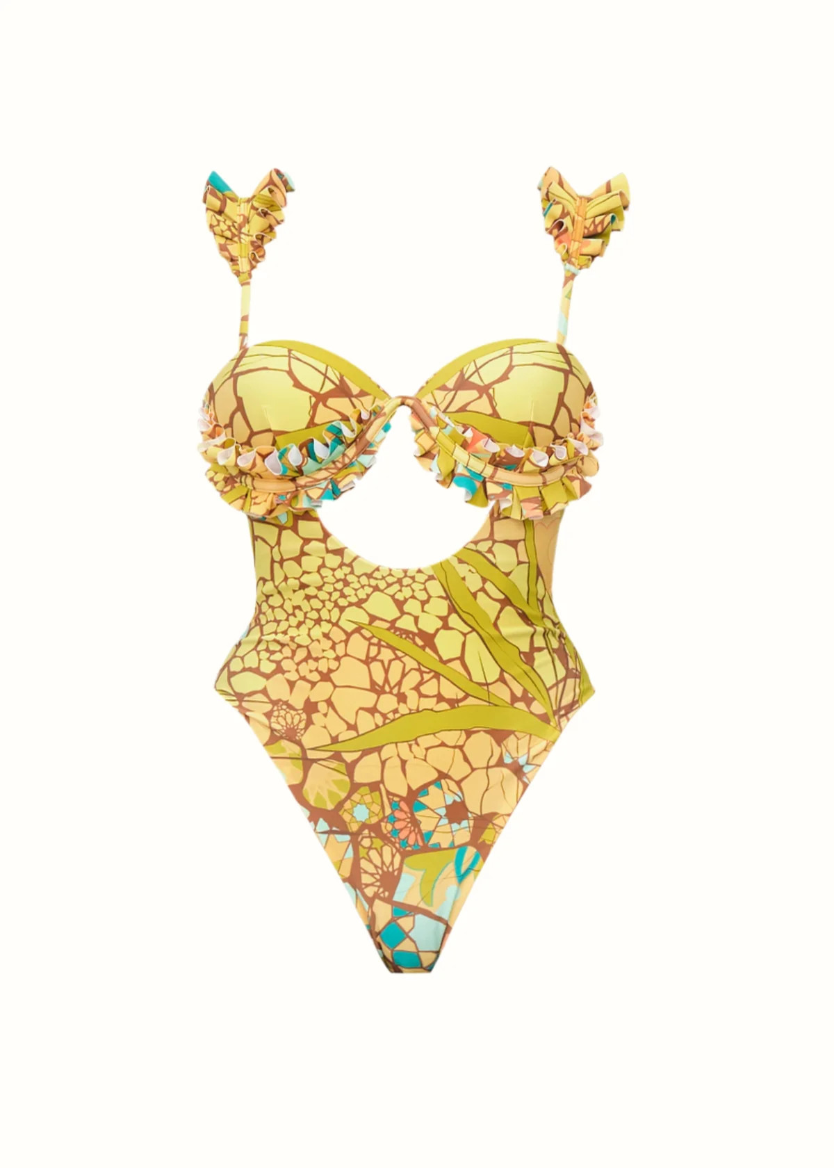 KUJI ONE PIECE SWIMSUIT - ILIA PRINT | ANDREA IYAMAH