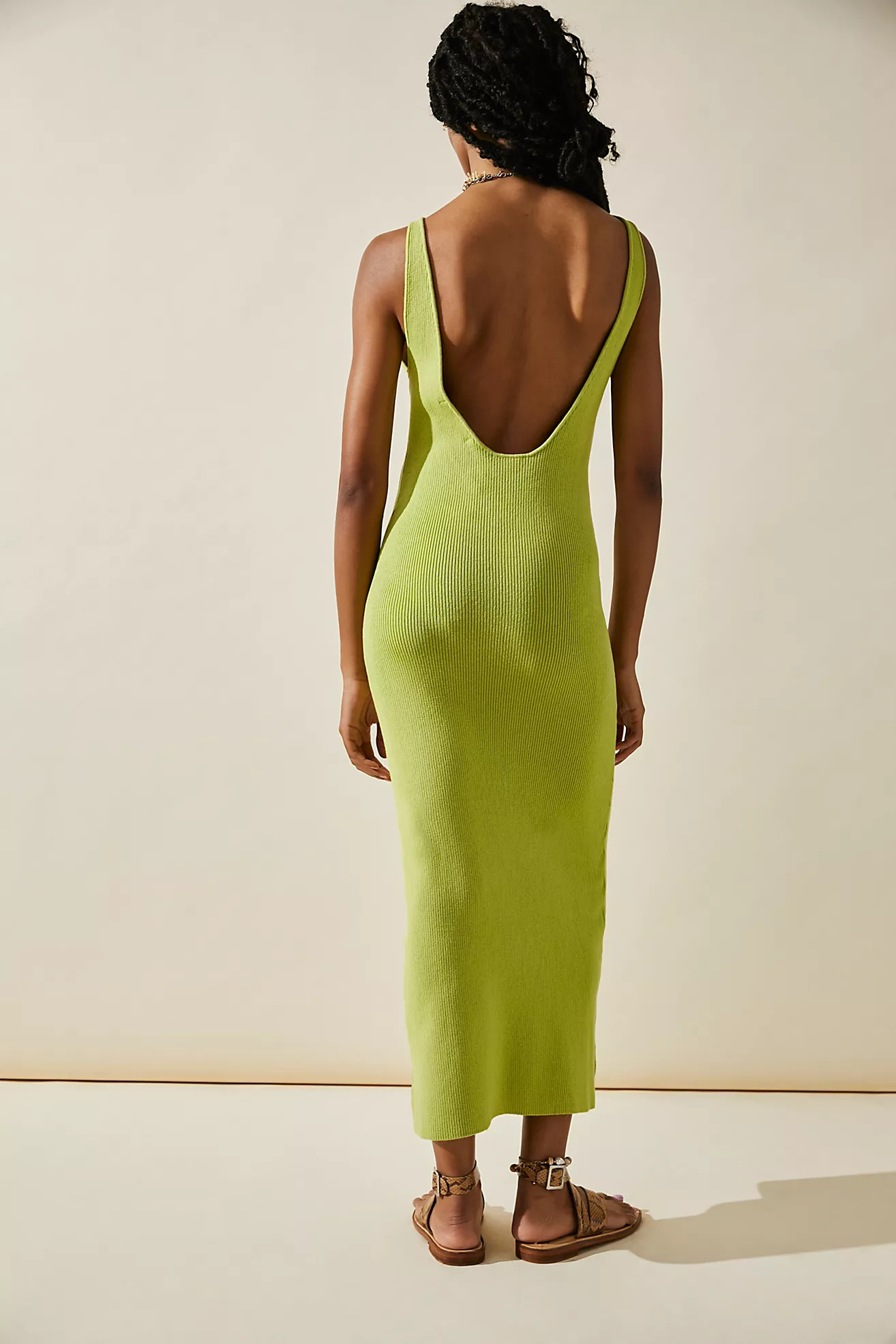 Daniela Low-Back Sweater Midi Dress | Free People (Global - UK&FR Excluded)