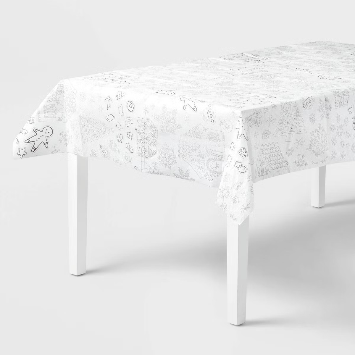 Christmas CYO White Tablecover - Spritz™ | Target