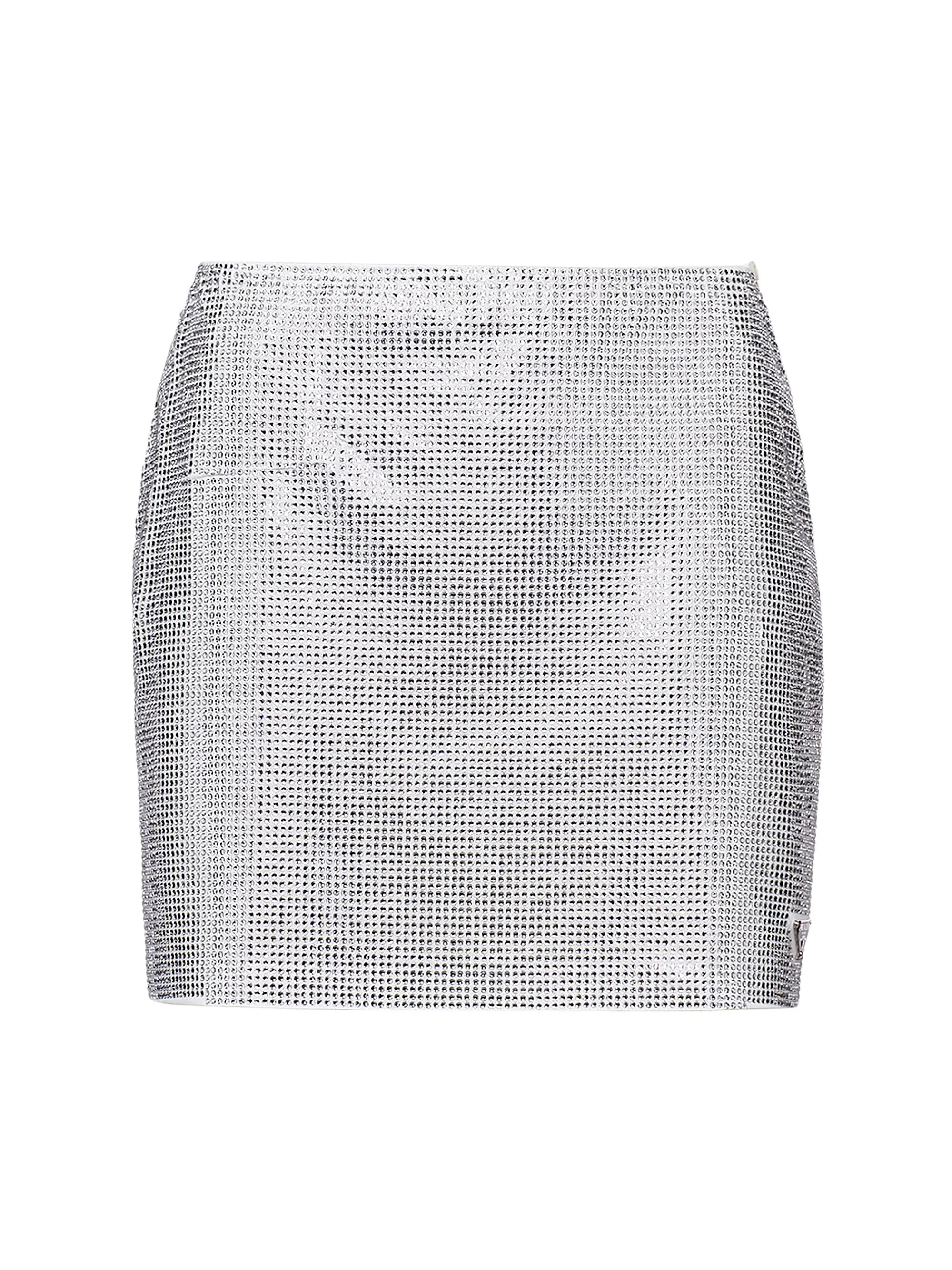 Embroidered Jersey Miniskirt | Saks Fifth Avenue