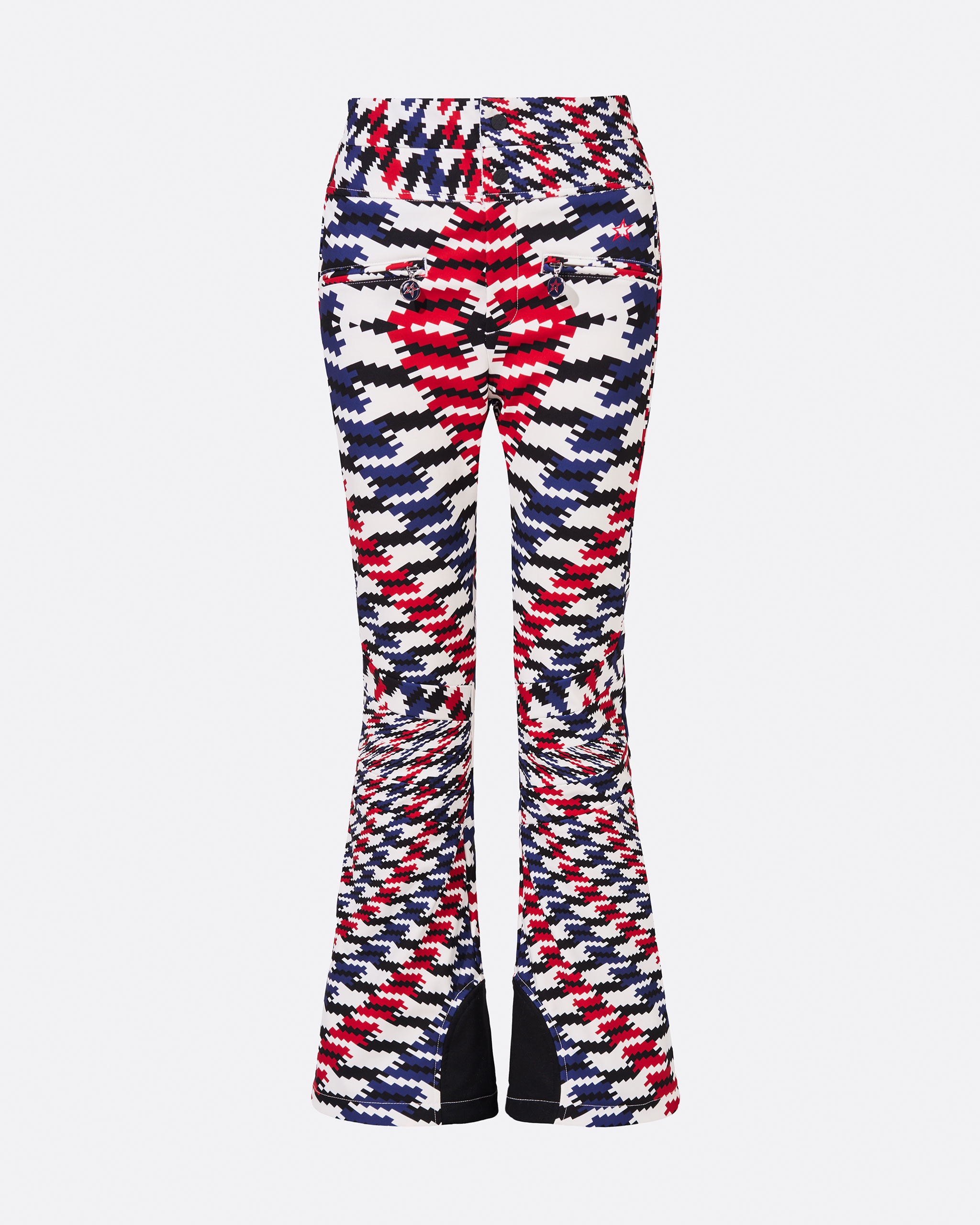 Twisted Houndstooth High-Waist Aurora Flare Ski Pant | Perfect Moment