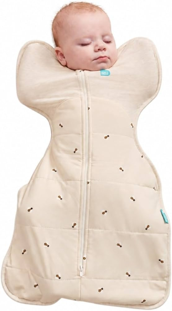 Love To Dream Swaddle Up, S 3.5-6kg, Bees Oatmeal, 2.5 Tog | Amazon (UK)