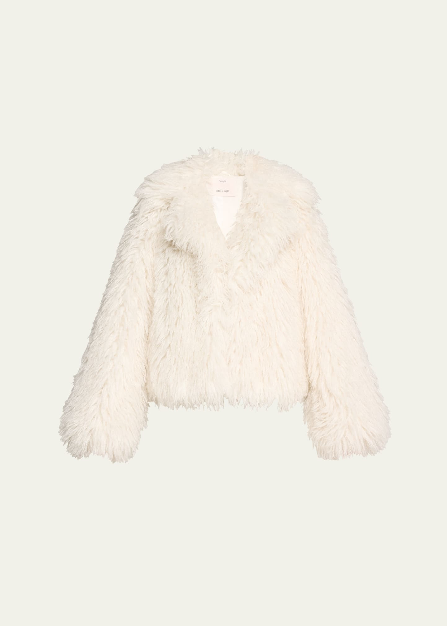 Cinq a Sept Cade Short Faux Fur Coat | Bergdorf Goodman