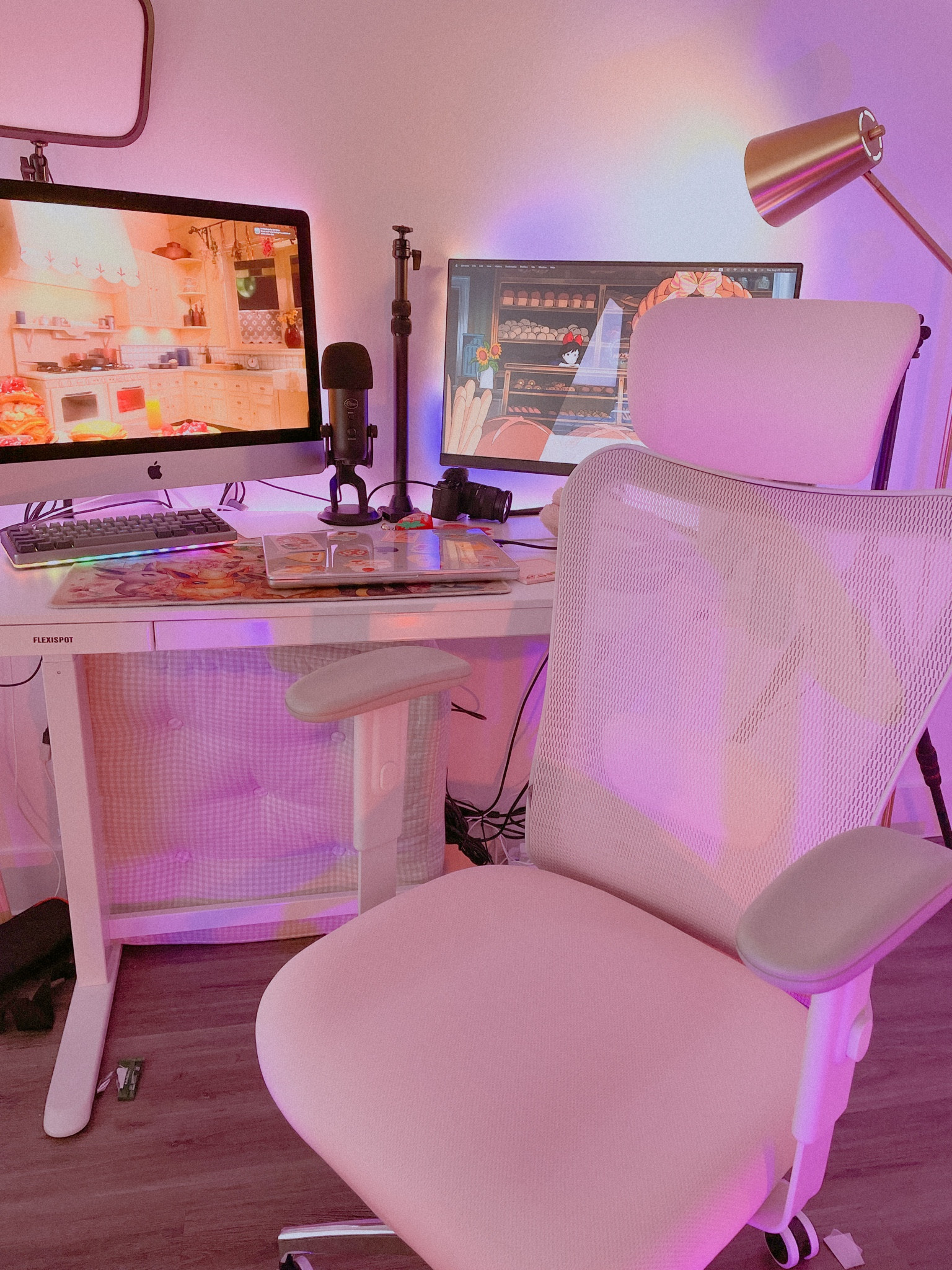 The perfect cozy pink chair! I work from home and the support this chair gives on my back and for sitting 8+ hours is phenomenal! pretty affordable for a quality ergonomic chair. pink is sold out but available in light blue and green

#LTKU #LTKBacktoSchool