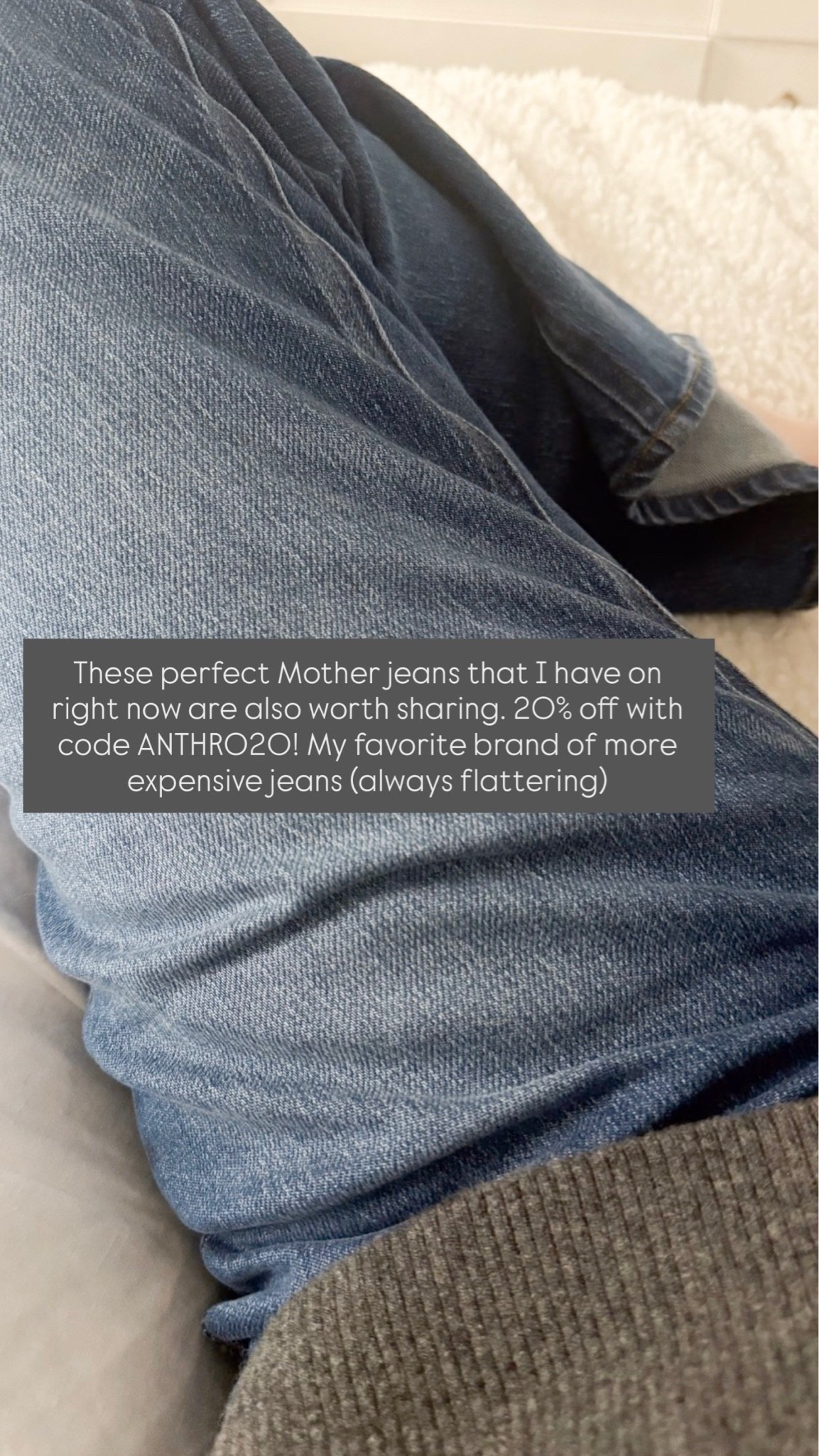 These perfect Mother jeans that I have on right now are also worth sharing. 20% off with code ANTHRO20! My favorite brand of more expensive jeans (always flattering)

#LTKMothersDay #LTKootd #LTKSaleAlert