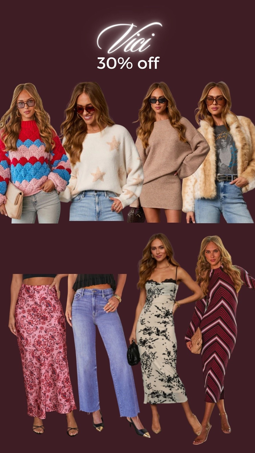 Vici 30% off

#LTKHoliday #LTKootd #LTKGiftGuide