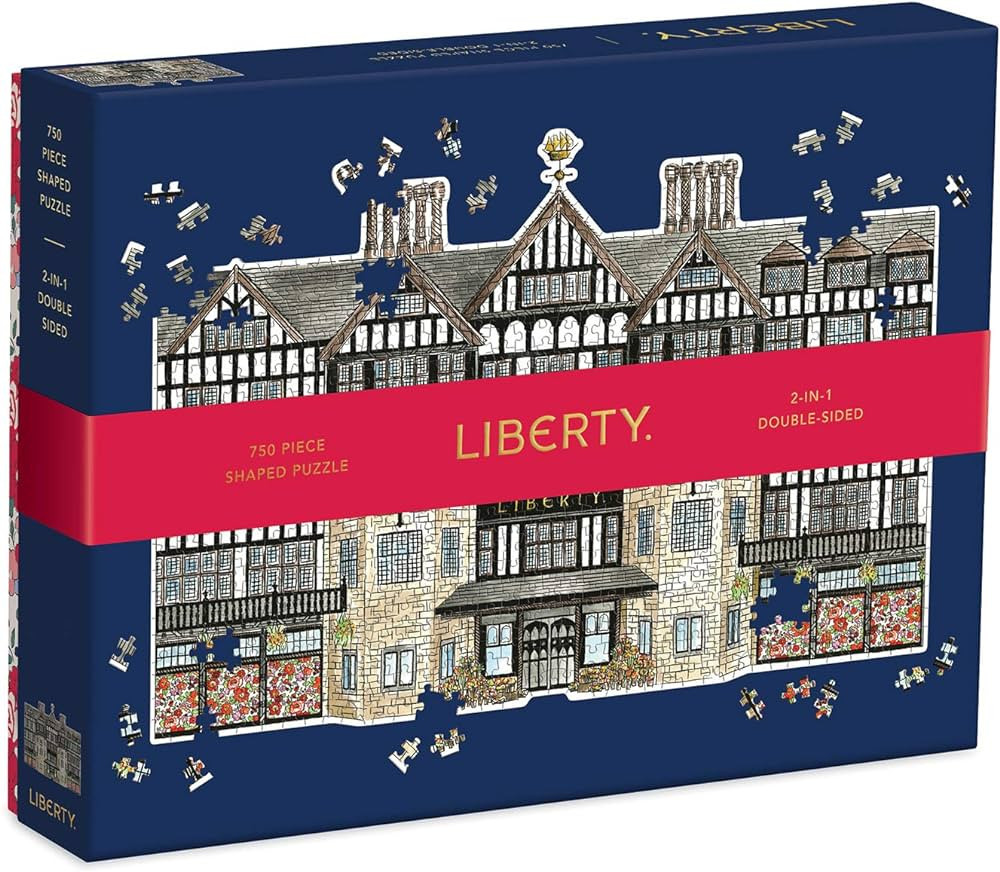 Galison Liberty Tudor Building 750 Piece Shaped Puzzle from Galison - Featuring The Distinctive T... | Amazon (US)