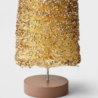 12" Decorative Glitter Sisal Bottle Brush Tree - Wondershop™ | Target