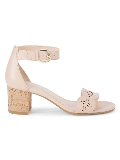 Wednesday Leather Heeled Sandals | Saks Fifth Avenue OFF 5TH (Pmt risk)