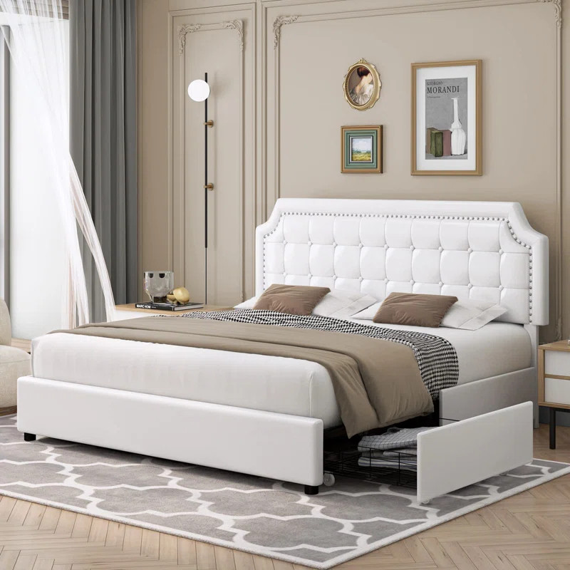 Ambir Upholstered Storage Bed | Wayfair North America