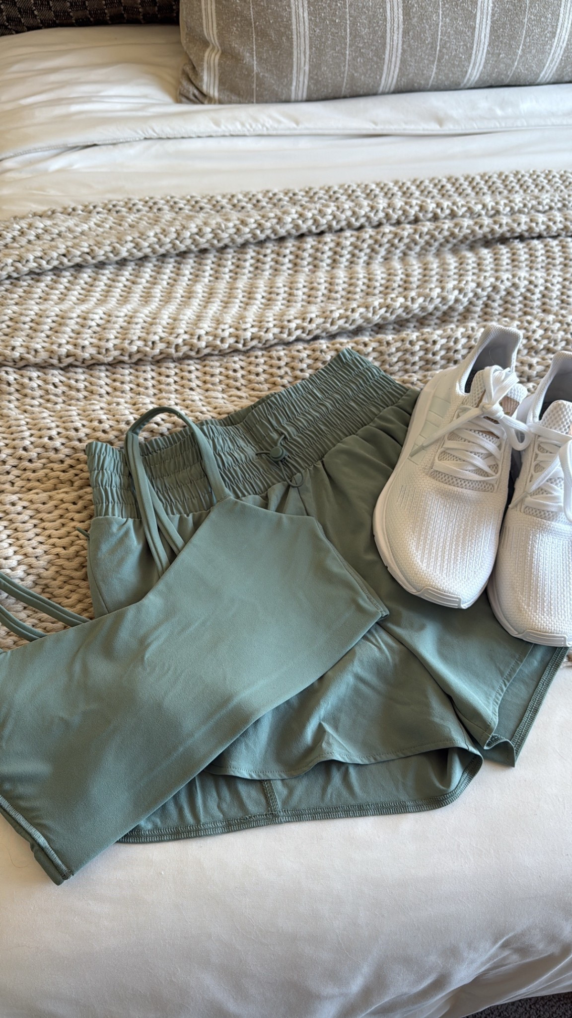 Target activewear outfit! ⭐️ I will be wearing this matching activewear set all Summer long!

Sports bra  - size small, light support with built-in padding, material is so soft and comfortable! I always size up in sports bras.

Athletic shorts - size XS in every pair

White sneakers - size 8 fit tts

Target activewear  / spring activewear / workout outfit / matching workout set / Target finds / Target Spring / Target must haves

#LTKActive #LTKFindsUnder50 #LTKSeasonal