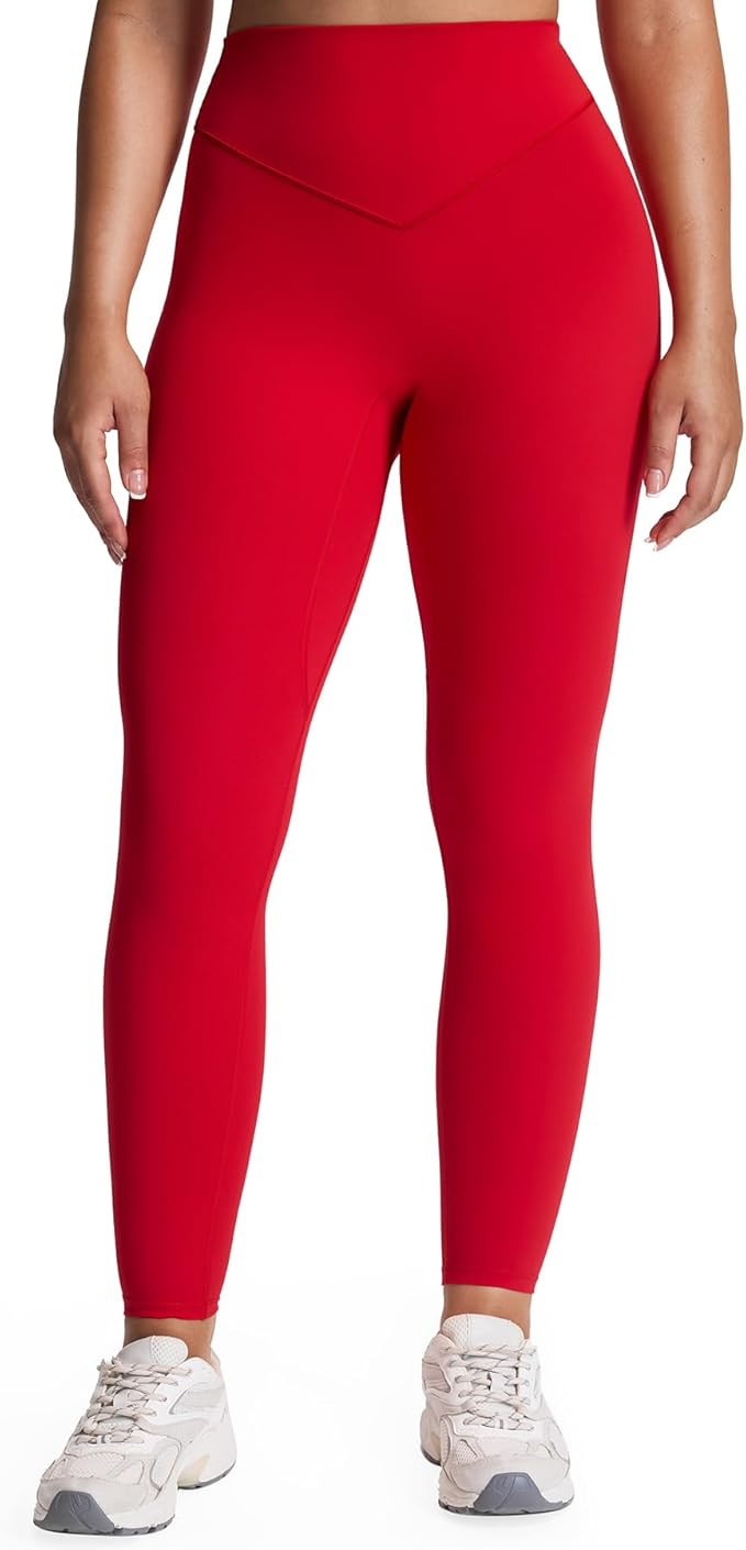 Aoxjox High Waisted Workout Breeze Leggings for Women Tummy Control Buttery Soft Yoga Pants 24"/2... | Amazon (US)