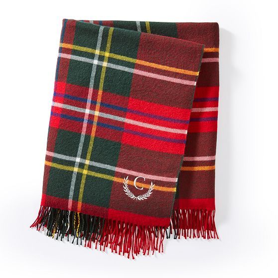 Italian Plaid Throw Blanket | Mark and Graham