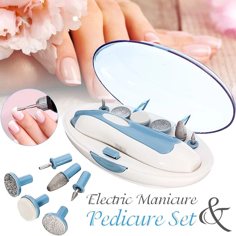 Professional Electric Manicure Pedicure Beauty Nail Art File Drill Tool Set Nail Grooming Kit Bab... | Walmart (US)