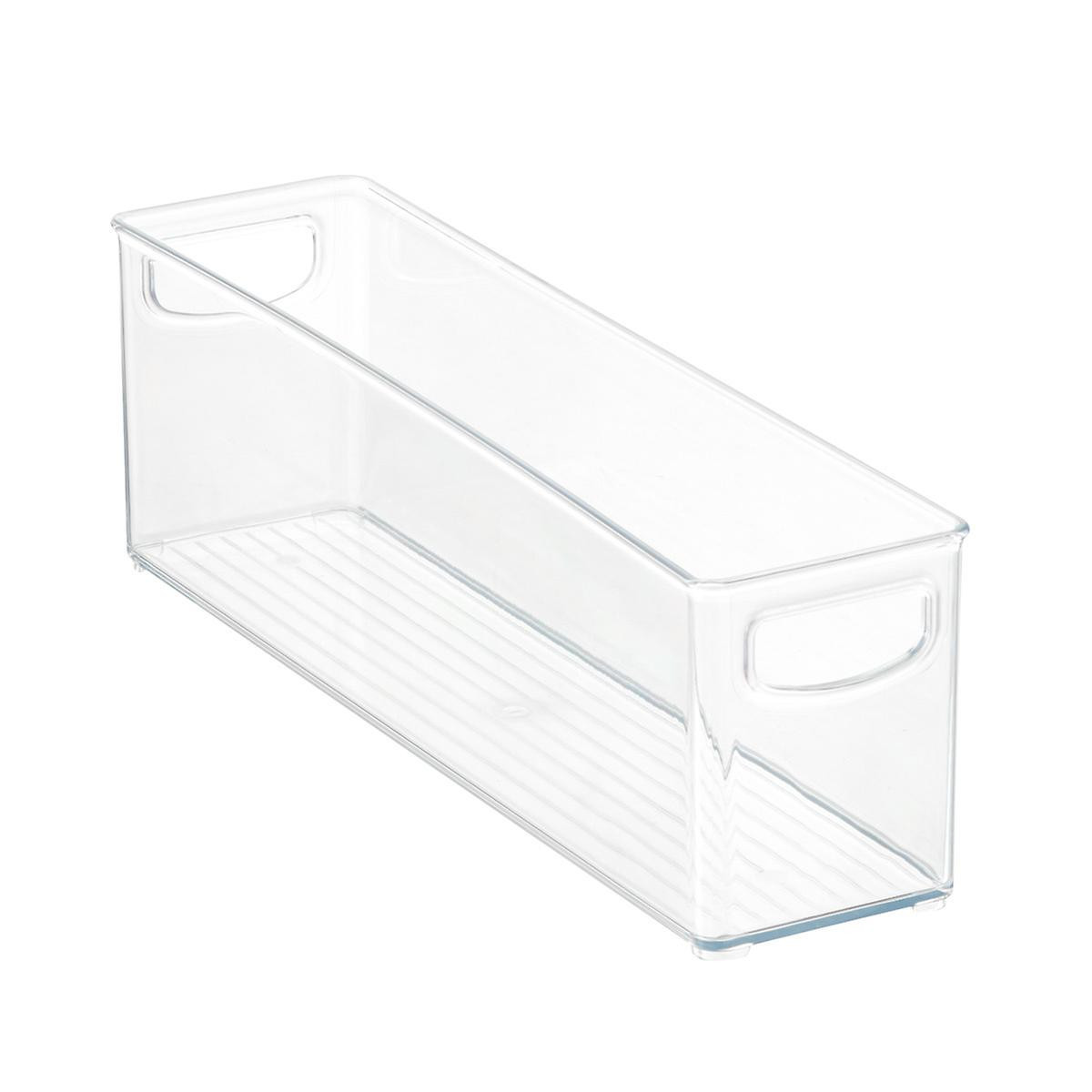 iDESIGN Linus Medium Deep Drawer Bin Clear | The Container Store