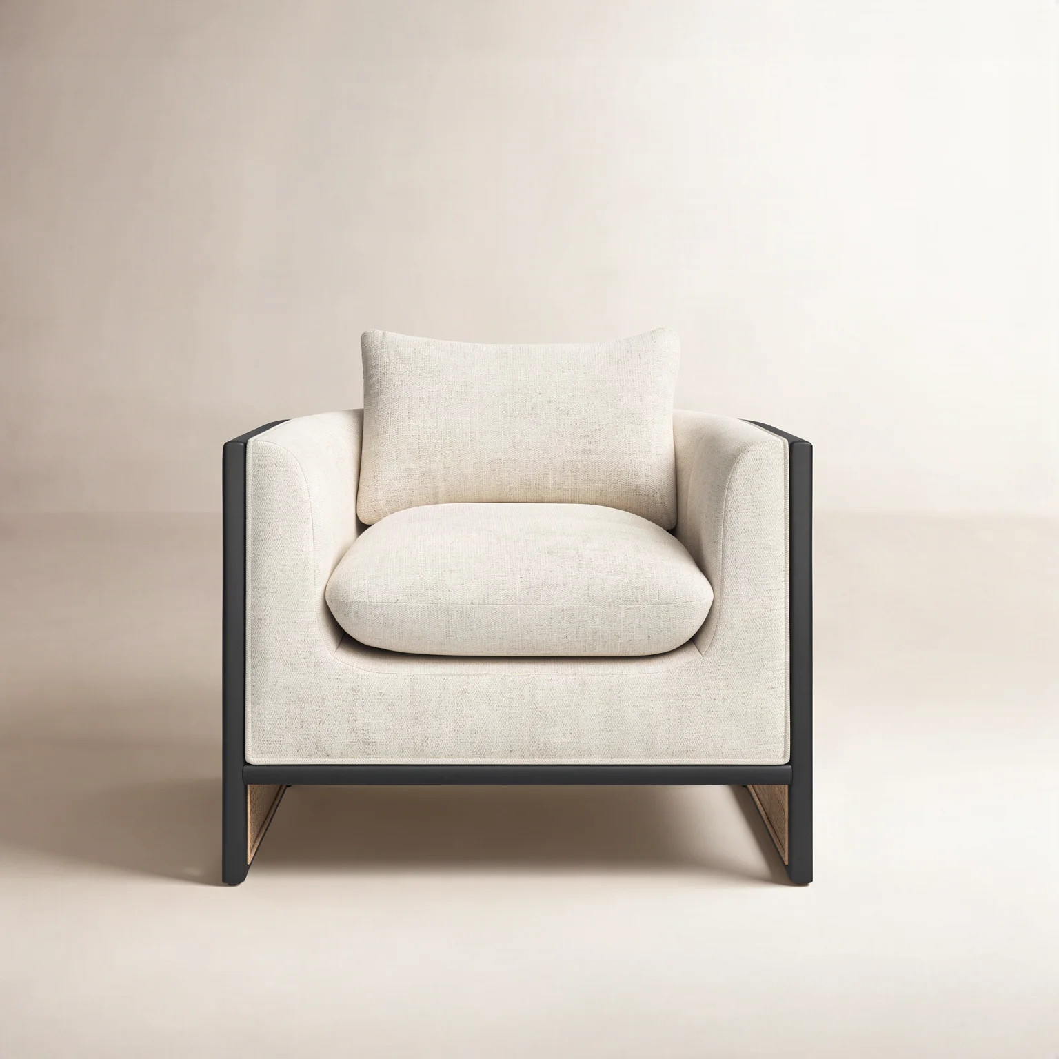 Isidor 31.5" W Polyester Barrel Chair | Wayfair North America