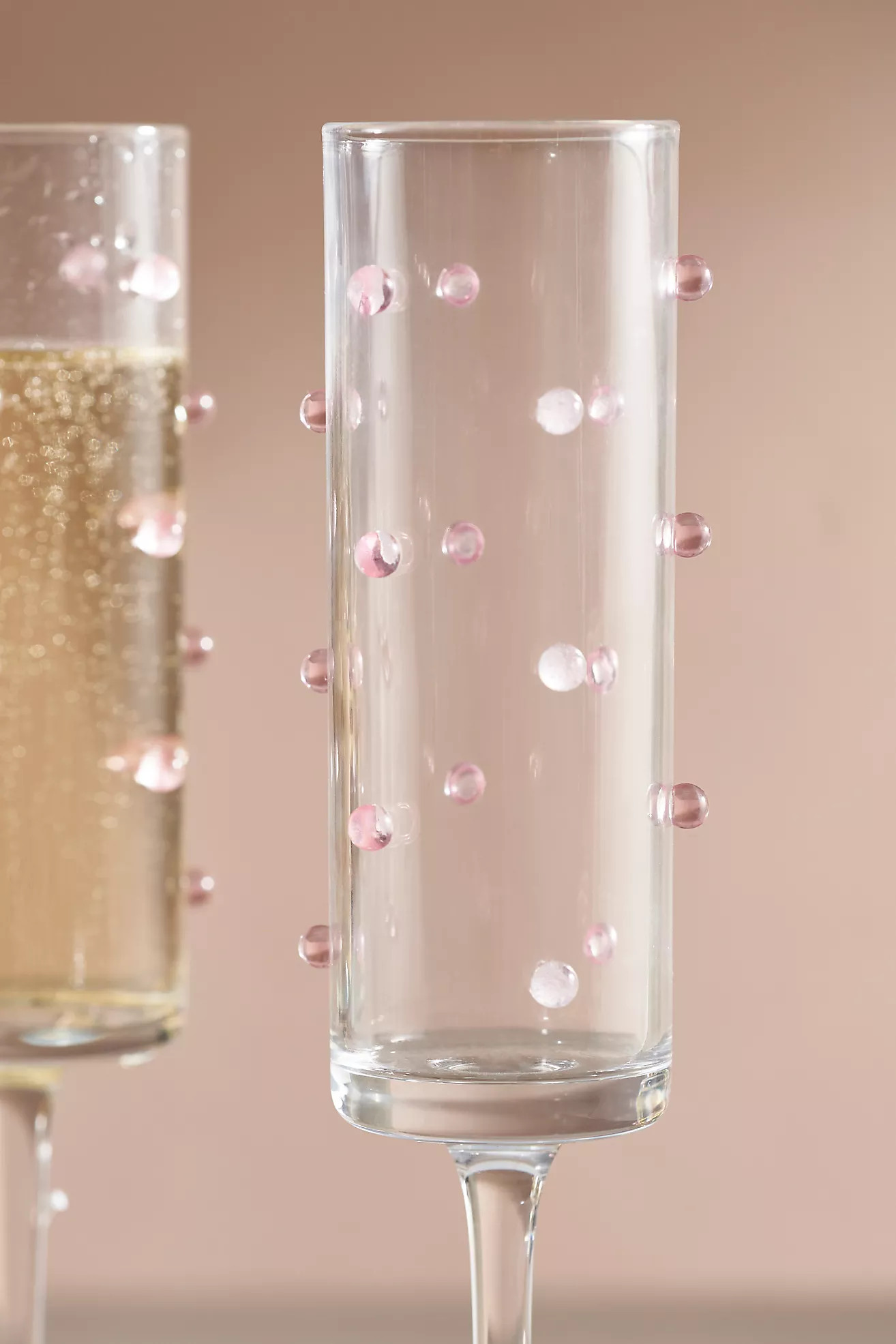 Pink Confetti Flutes, Set of 2 | Anthropologie (US)