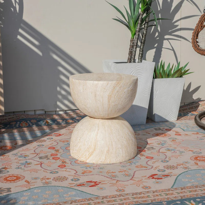 Irregular Magnesium Oxide Side TableByWrought Studio™ | Wayfair North America