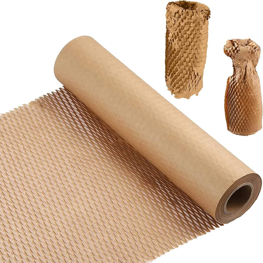 Olicky Wabenpapier Rolle – 30 cm x 30 M Verpackungsmaterial, Seidenpapier Papierrolle für Vers... | Amazon (DE)