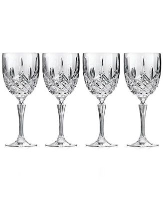 Marquis by Waterford Markham Goblet, Set of 4 & Reviews - Glassware & Drinkware - Dining - Macy's | Macys (US)