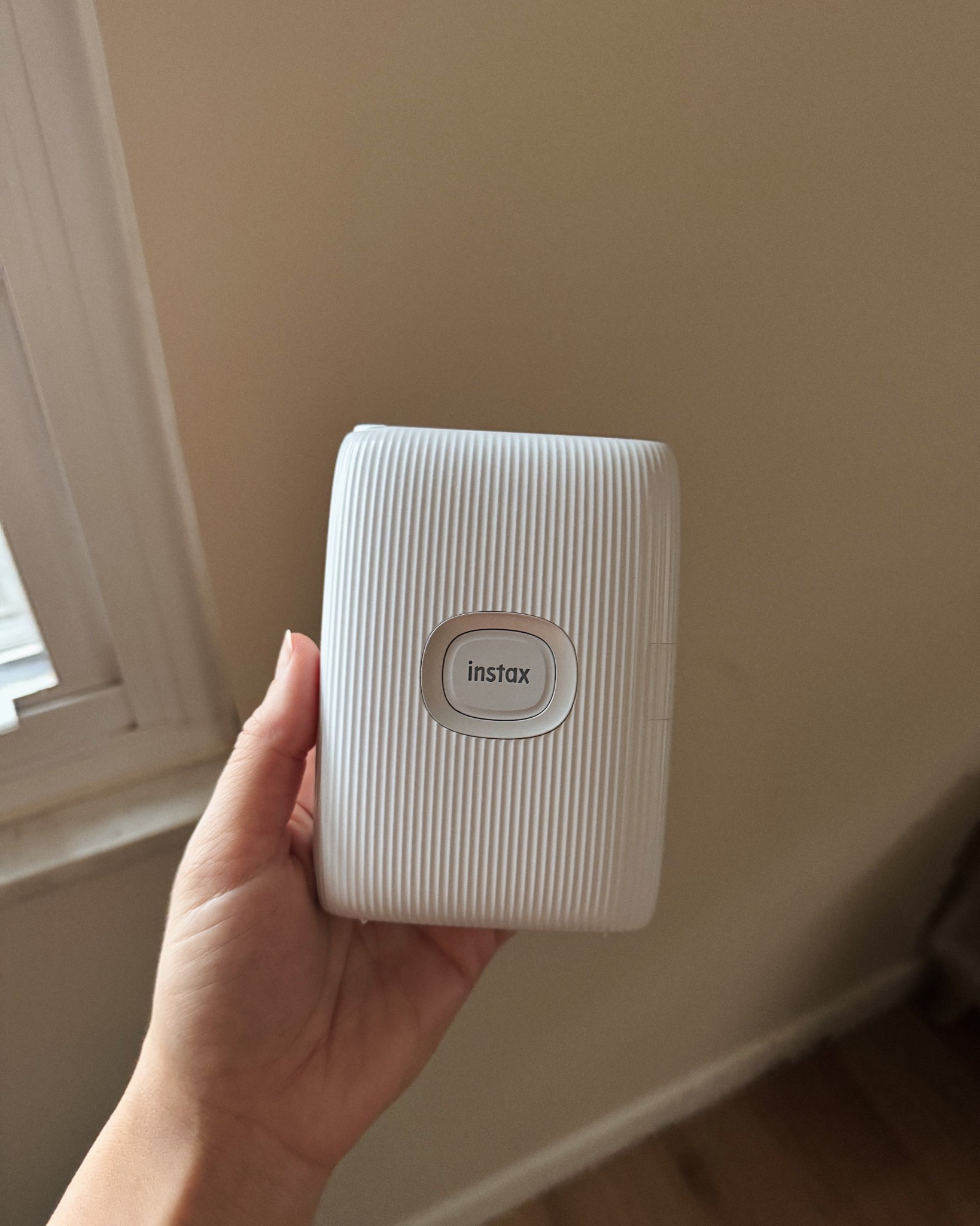 mini polaroid printer! upload any photo to the app and print it as a polaroid :)