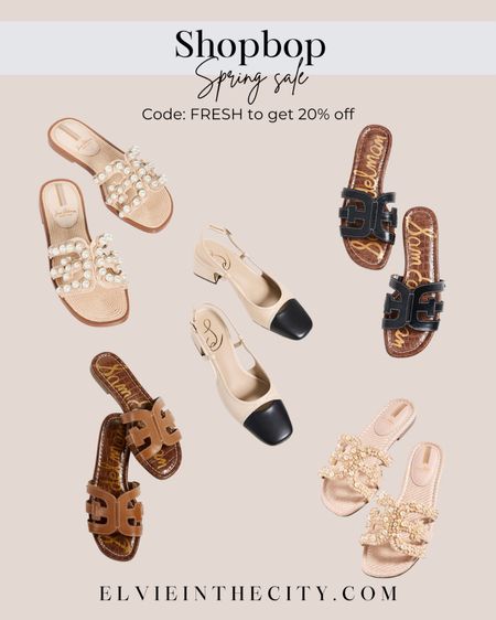 Shopbop Spring sale! Code: FRESH to get 20% off. 

Sam Edelman - slides - sandals - spring shoes - summer shoes - tan pumps 

#LTKshoecrush #LTKstyletip #LTKunder100