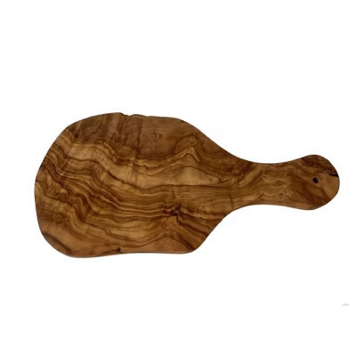 Angel Sar Original Olive Wood Cutting Board with Handle, Handcrafted Mediterranean Olivewood Serving Board for Cheese, Meat, Bread, Natural Wood | Target