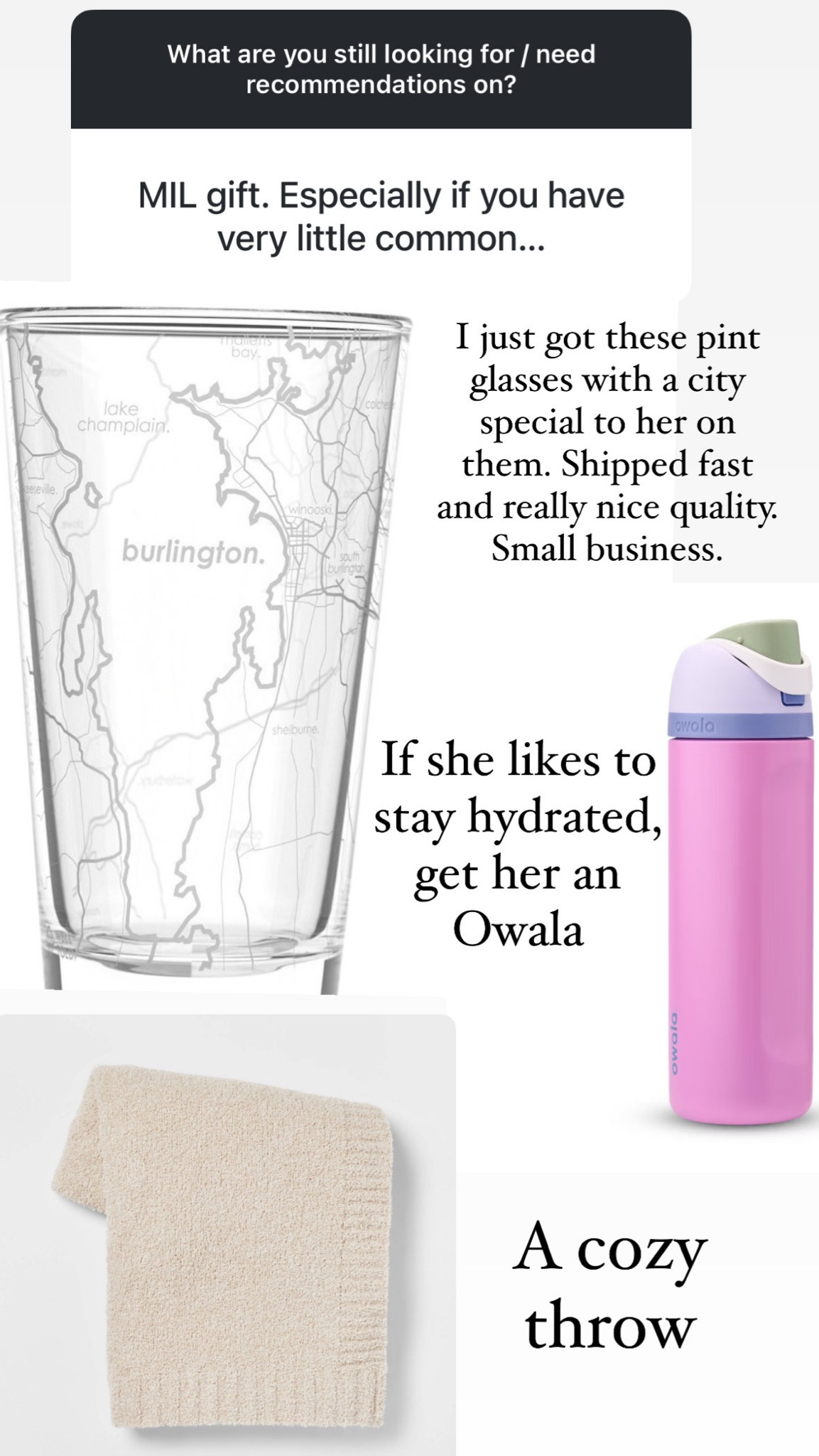 Mother In Law gift ideas. I own all 3 and would be delighted to get any of these  

#LTKGiftGuide #LTKHoliday #LTKFindsUnder50