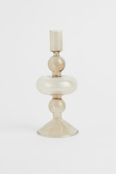 Tall Glass Candlestick | H&M (US + CA)