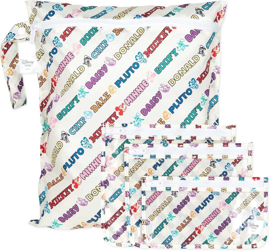Bumkins - Waterproof Wet Bag & Clear Travel Bags - For Beach, Baby, Travel, Swim Suit, Cloth Diap... | Amazon (US)