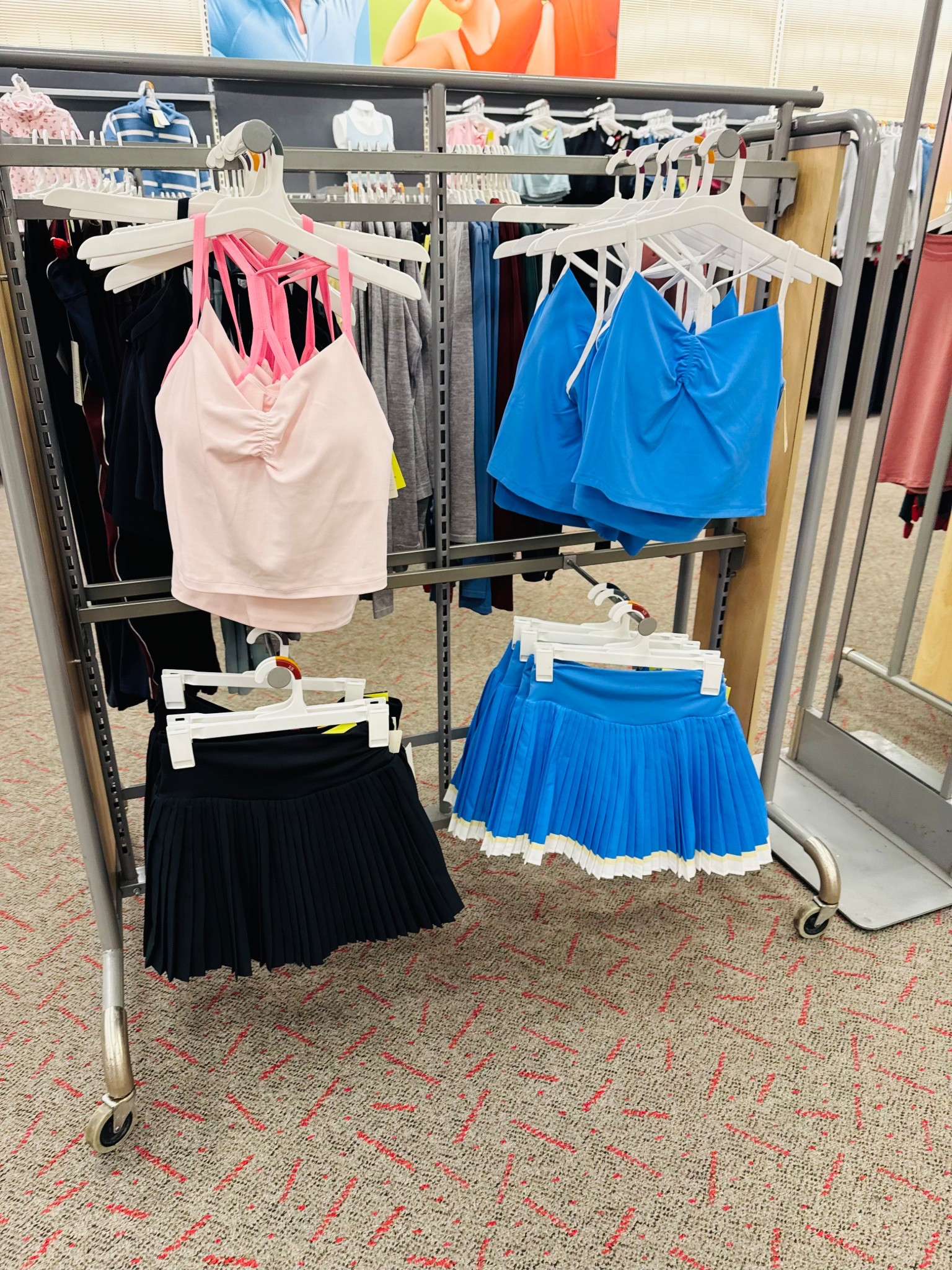 New arrivals @target 🎯😍 Matching sets or mix & match!😄 These tank tops come in 4 colors and these high-rise pleated skorts come in 3 colors! I like my workout clothes to be just as cute!💕😊 How about you?🤔 



#targetactivewear 
#allinmotion #activewear #skorts #tanktops 









Target, new at target, activewear, workout outfit

#LTKOver40 #LTKfitnessgoals #LTKActive