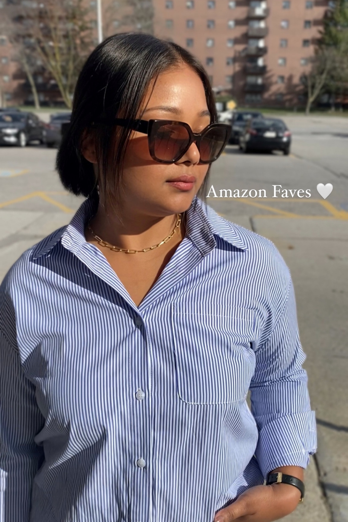 Oversized shirt weather ☀️👔

Summer Outfit, summer style, work outfit, summer work outfit, Amazon oversized shirts, striped button down shirts, Amazon women striped shirts, classic long sleeve, Prada Sunglasses, gold necklace, outfit inspiration, smart casual outfit ideas, classic  style, LTK Canada  

#LTKstyletip #LTKsummer #LTKworkwear