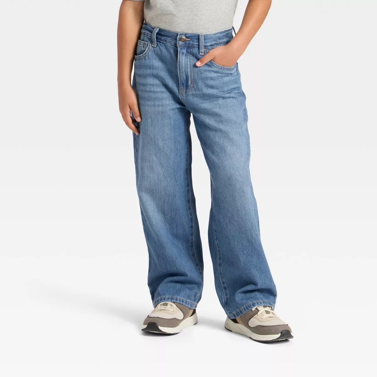 Boys' Baggy Jeans - Cat & Jack™ Light Wash 16 | Target