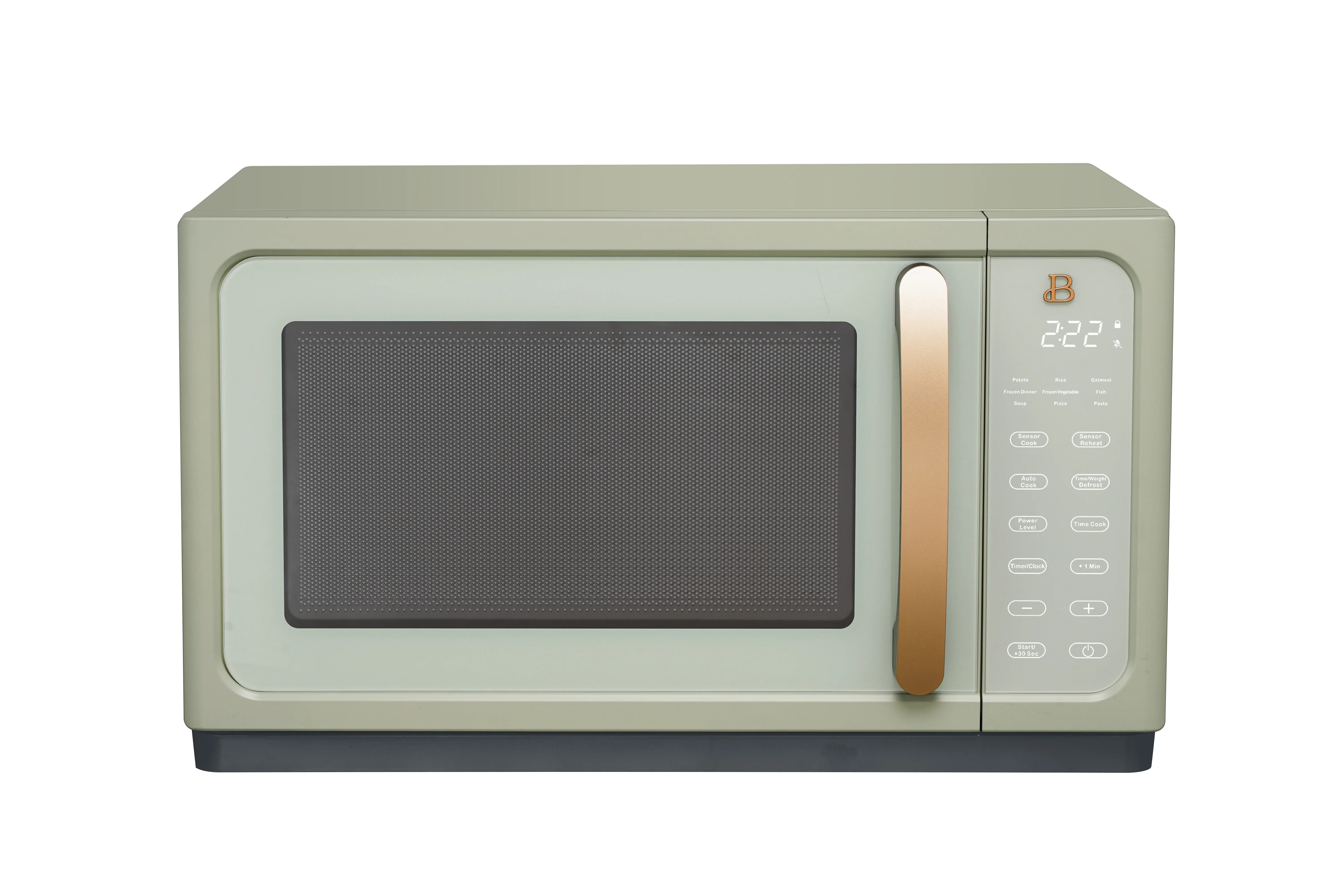 Beautiful 1.1 Cu ft 1000 Watt, Sensor Microwave Oven, Sage Green by Drew Barrymore, New | Walmart (US)
