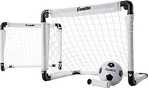 Franklin Sports Kids Mini Soccer Goal Set - Backyard/Indoor Mini Net and Ball with Pump - 22" x 1... | Amazon (US)