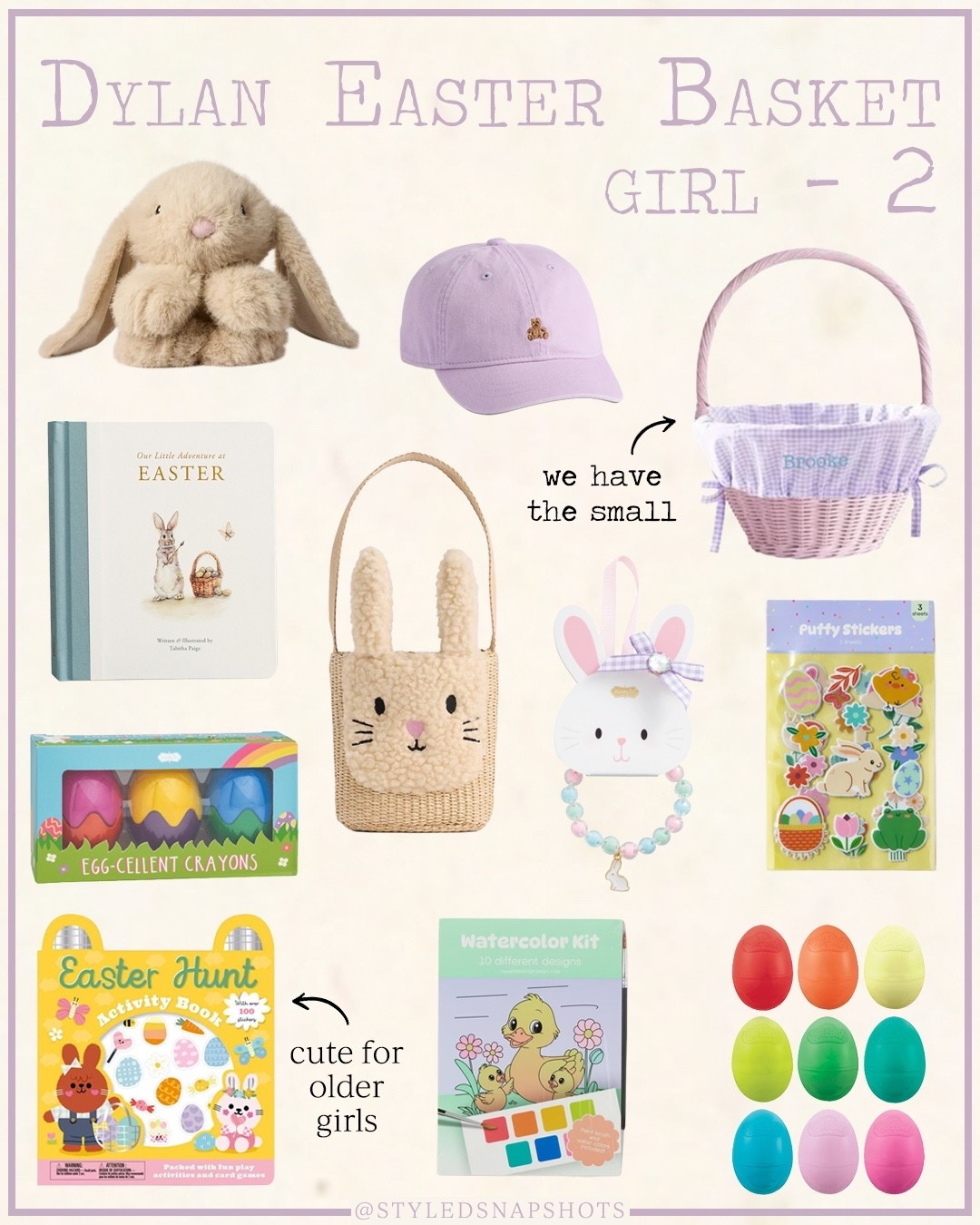 Toddler girl Easter basket - age 2

#LTKKids