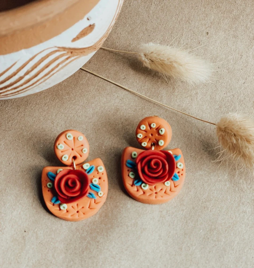 Polymer clay/ Rositas de Amor | Etsy (US)