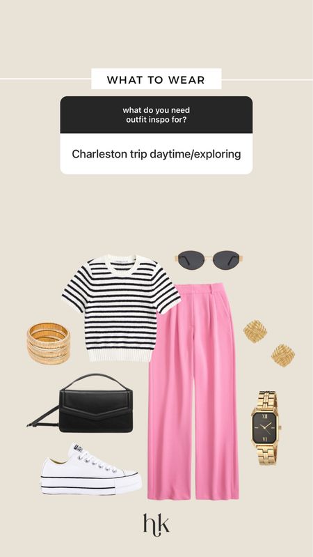 Charleston casual travel outfit idea! Great for sightseeing and walking the city! 

#LTKstyletip #LTKtravel #LTKSeasonal