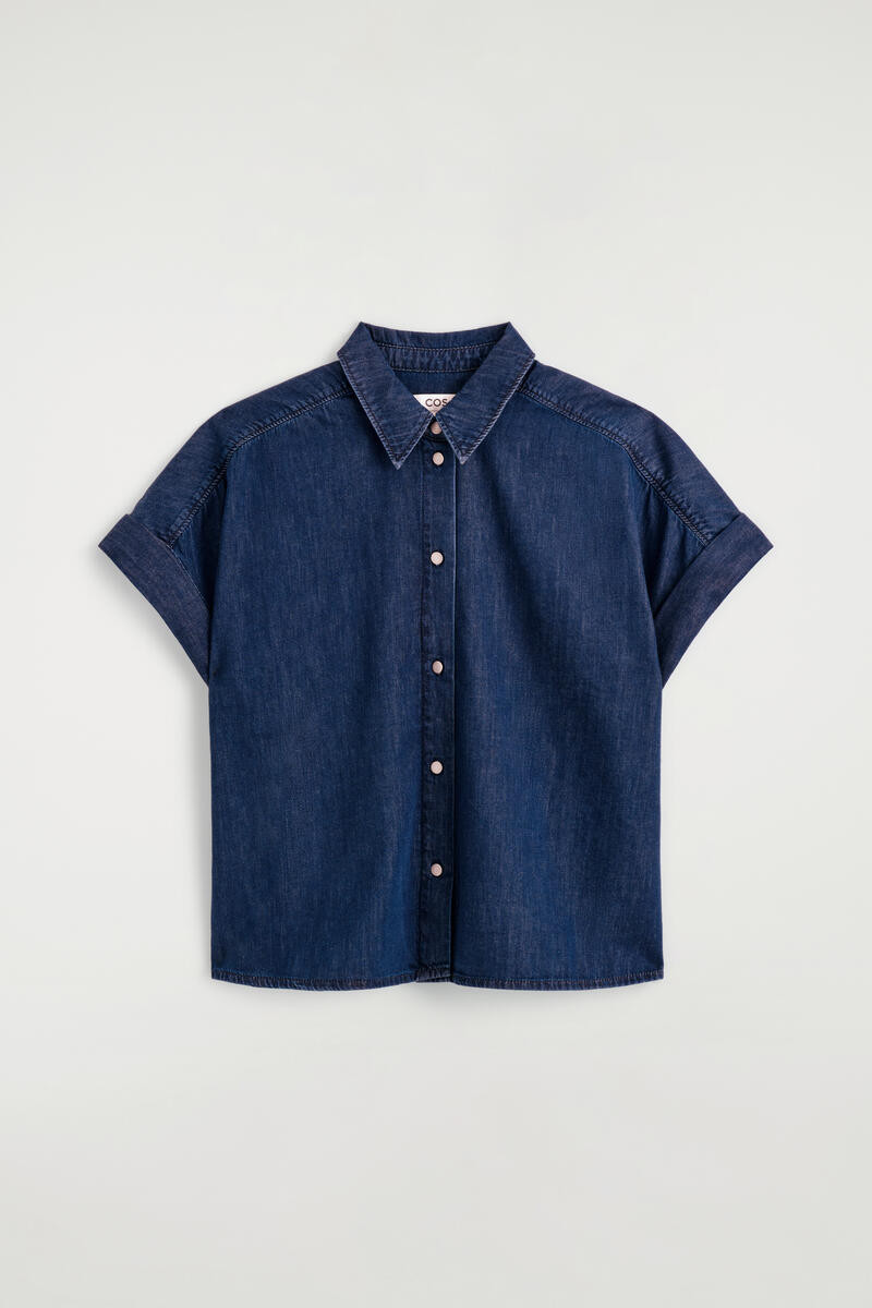 Short-Sleeved Denim Shirt | COS UK