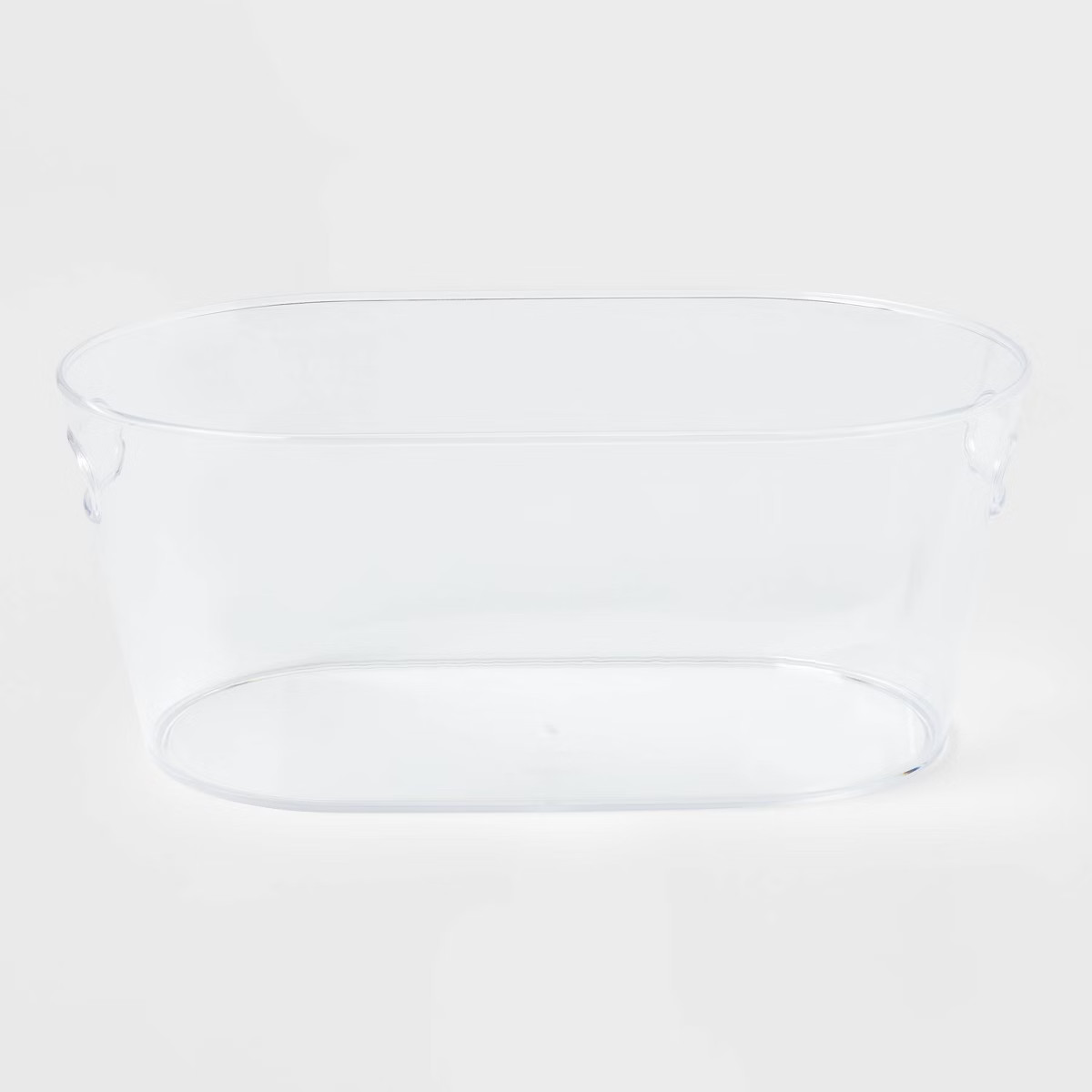 4gal Plastic Beverage Tub - Room Essentials™: Clear Drink Bucket, Ice Bucket, Dishwasher-Safe | Target