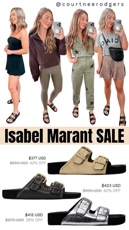 Isabel Marant Lennyo Sandals ON SALE!💗 I’m a size 7/7.5 which translates to the size 38 but I prefer size 37 in these since I like my foot right at the edge of any sandal without extra room! P.S. this is where I order all of my Isabel Marant sandals and golden goose from!

Sandals, Isabel Marant, designer sandals, Birkenstocks, Ssense 

#LTKStyleTip #LTKFindsUnder100 #LTKShoeCrush