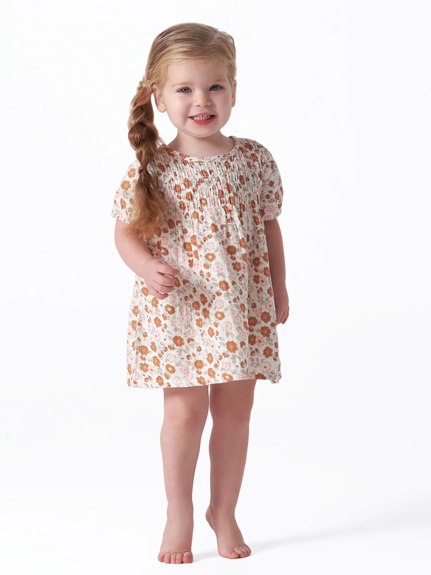 Modern Moments by Gerber Baby Girl Gauze Dress with Diaper Cover, 2-Piece, Sizes 0/3M -24M | Walmart (US)