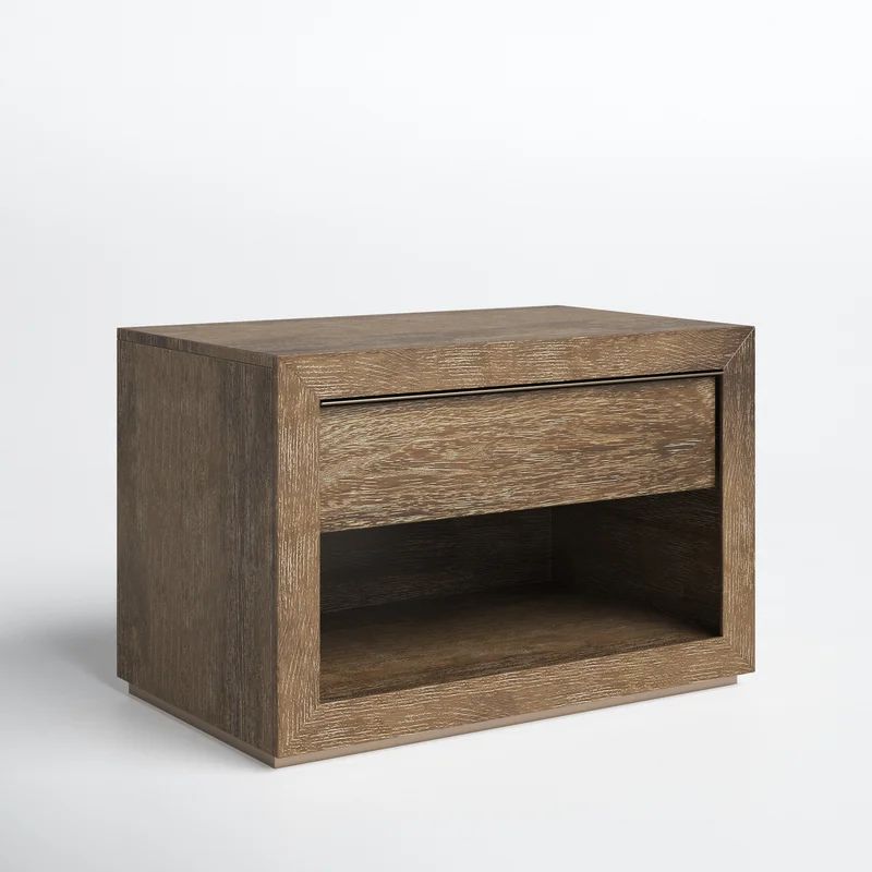 Distefano 1 - Drawer Solid Wood Nightstand in Brown | Wayfair North America