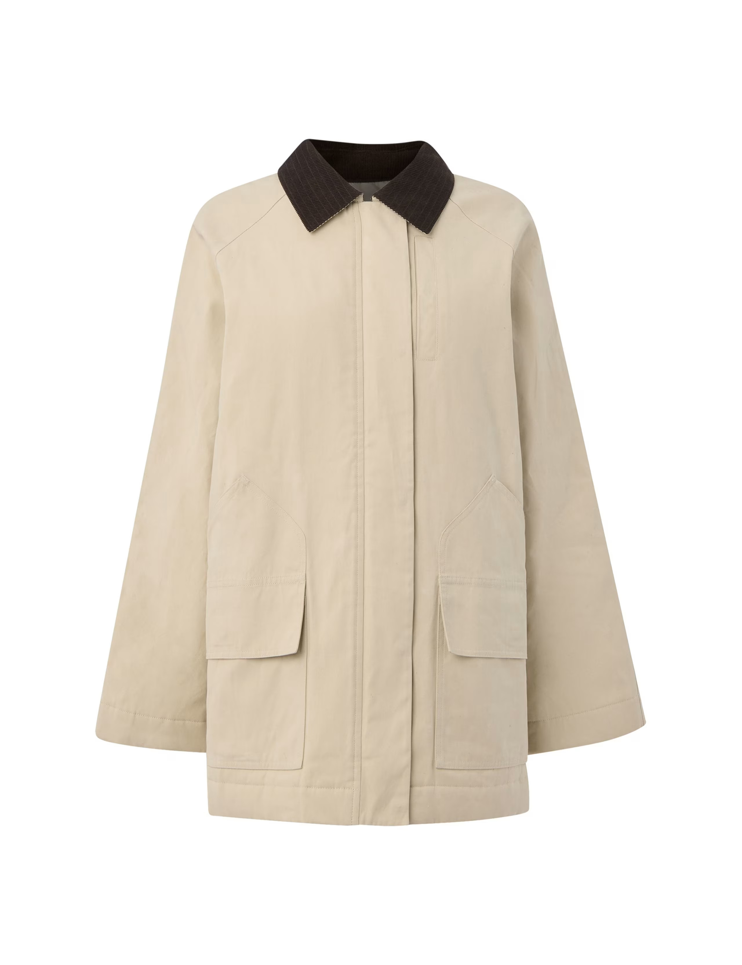 Waxed Pure Cotton Relaxed Utility Jacket | Marks & Spencer (UK)