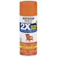 2-Pack Value - Rust-oleum american accents ultra cover 2x satin rustic orange spray paint and pri... | Walmart (US)