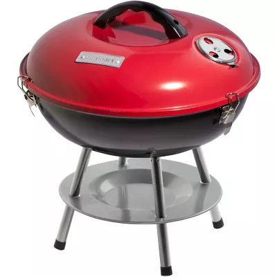 Cuisinart Portable Charcoal Kettle Grill, 1 sq. ft., Red/Black | Tractor Supply