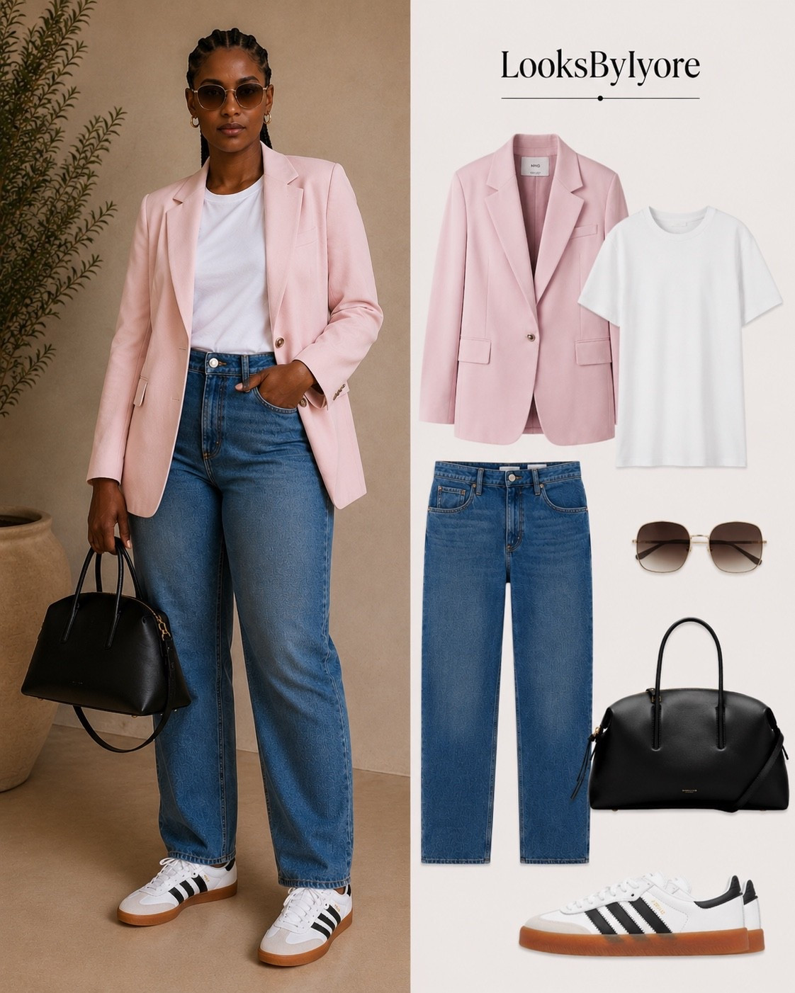 Pink blazer for spring/ summer